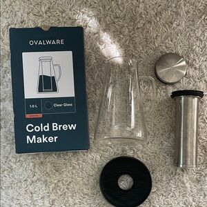 Clear Glass Cold Brew Maker